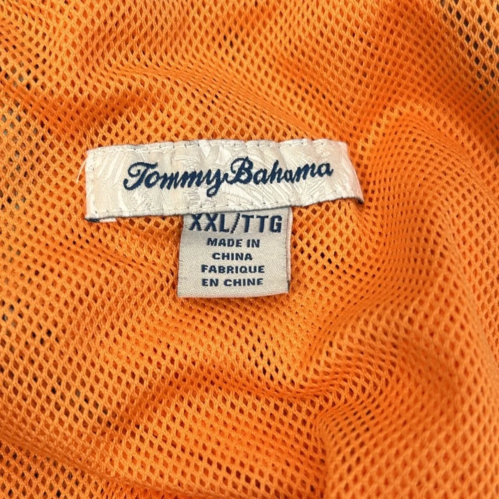 Tommy Bahama Men’s Naples Moorea Marlins Trunks Shorts Orange & Blue‎ Size XXL